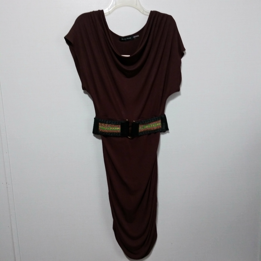 Ivanka Trump Brown Dress with Belt